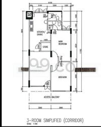 Blk 682 Hougang Avenue 4 (Hougang), HDB 3 Rooms #602039741